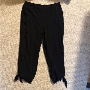 JM Collection Classic Black Trousers